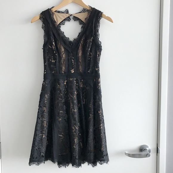 Heartloom Black & Nude Lacy Flare Special Occasion - Picture 3 of 8